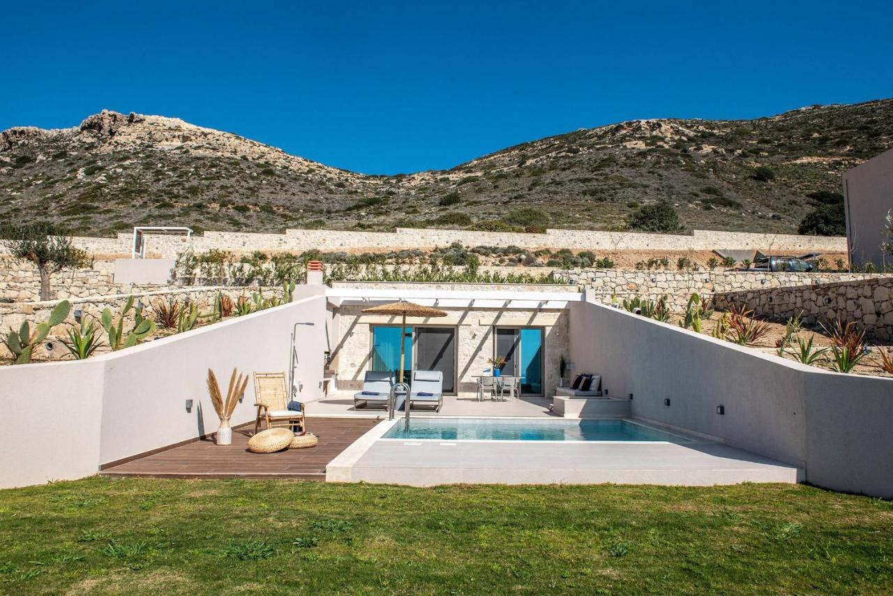 Cielo E Mare Villas I "Free" Heated Pools & Seaview Phalasarna Exteriör bild