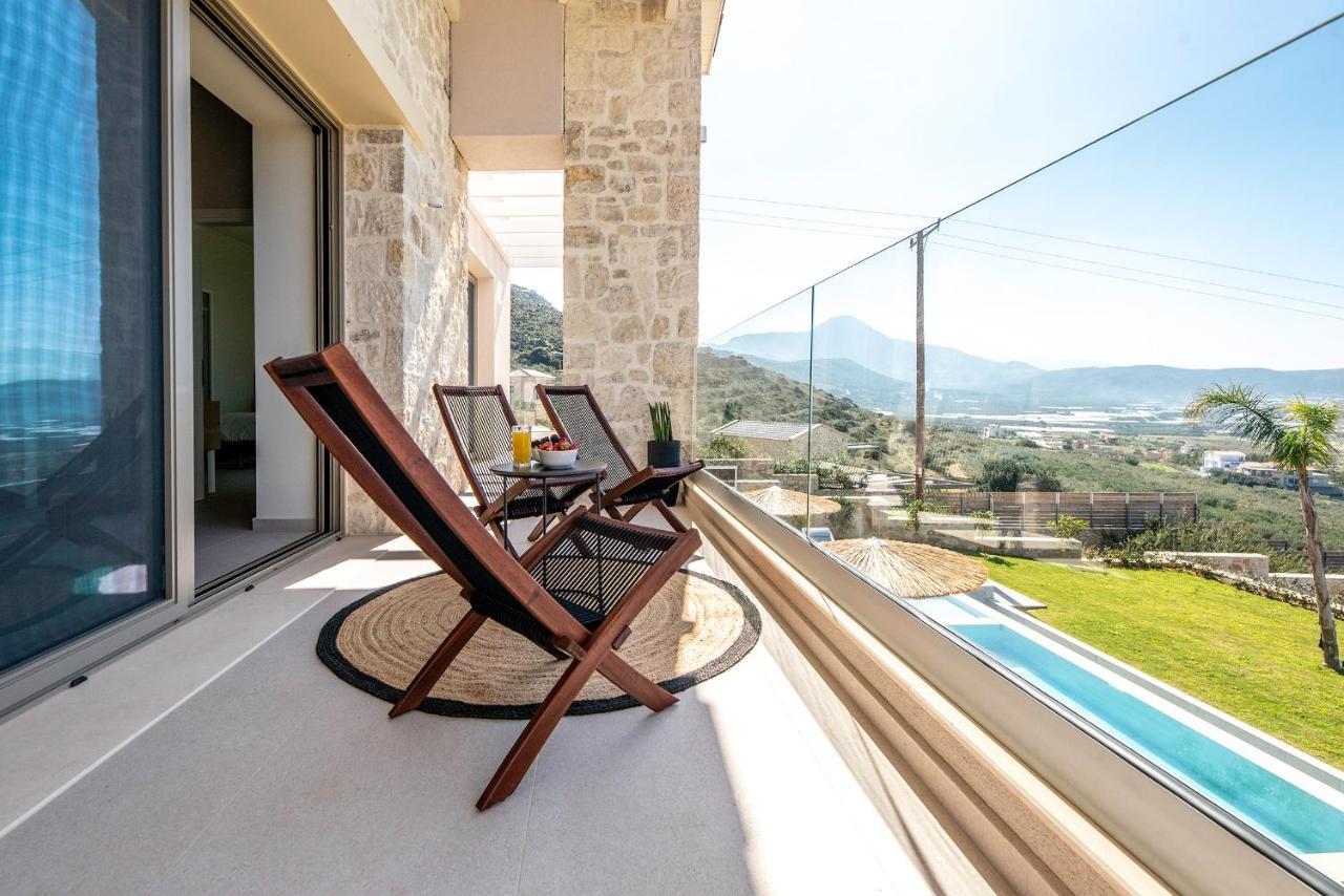 Cielo E Mare Villas I "Free" Heated Pools & Seaview Phalasarna Exteriör bild