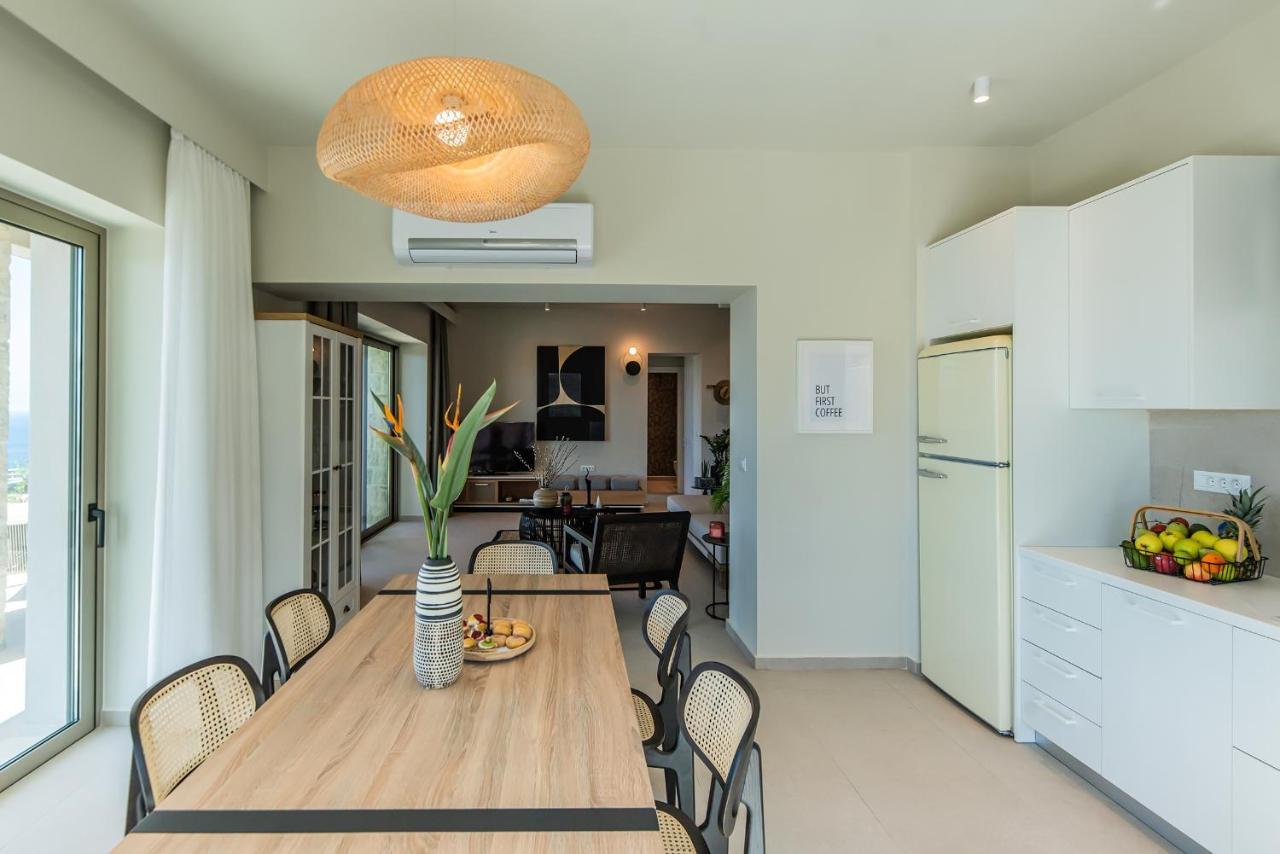 Cielo E Mare Villas I "Free" Heated Pools & Seaview Phalasarna Exteriör bild