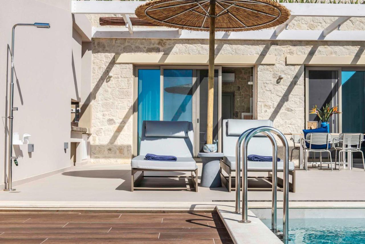 Cielo E Mare Villas I "Free" Heated Pools & Seaview Phalasarna Exteriör bild