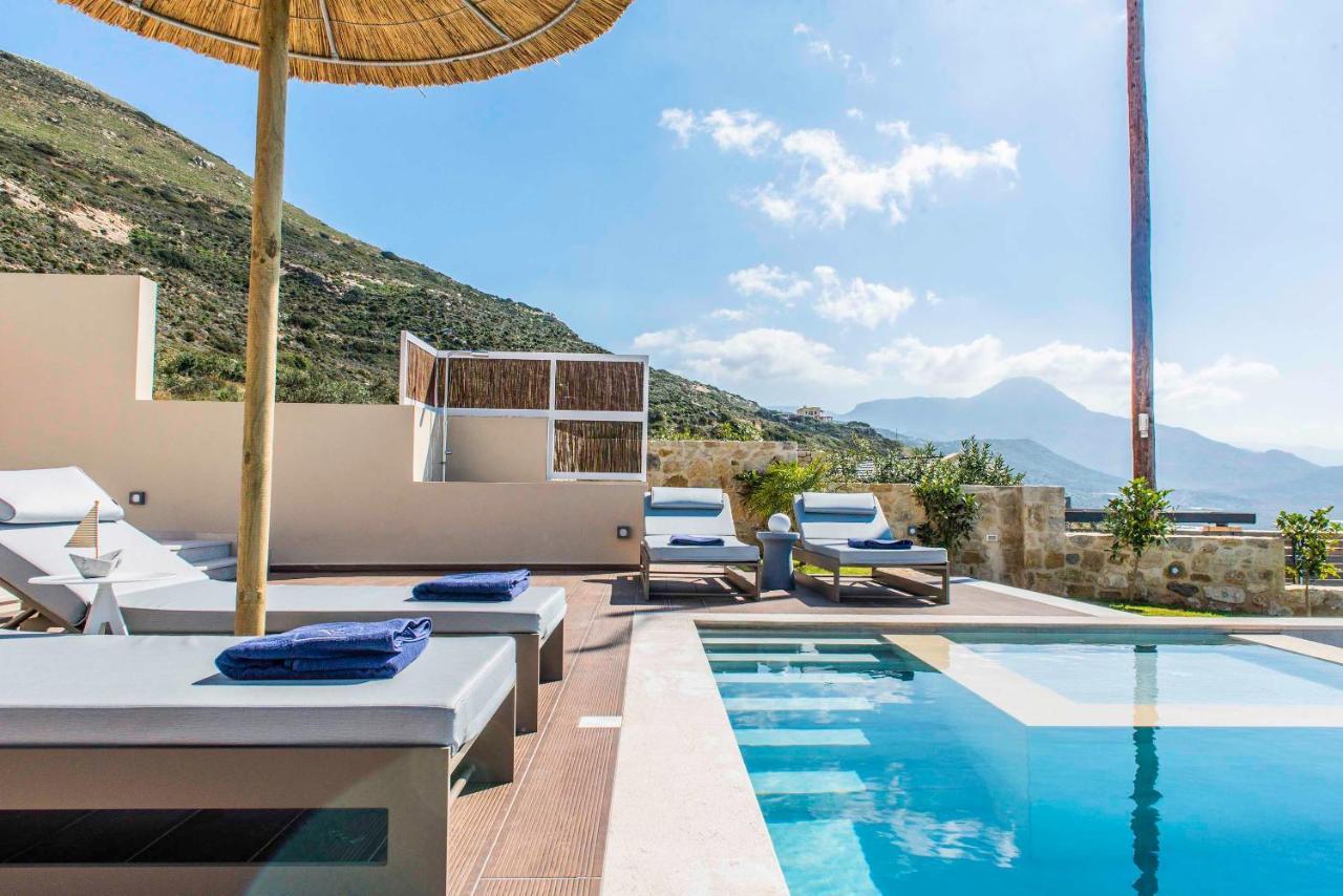 Cielo E Mare Villas I "Free" Heated Pools & Seaview Phalasarna Exteriör bild