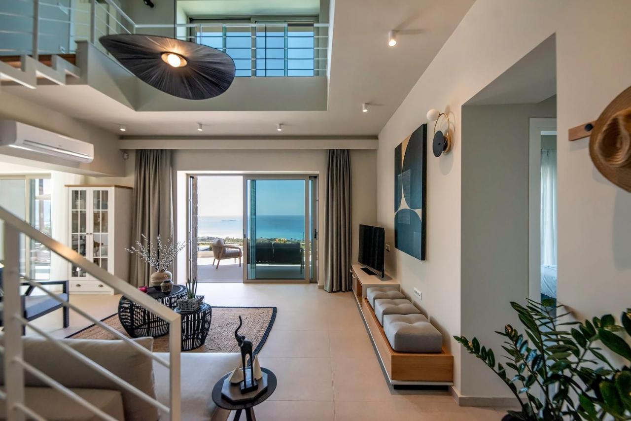 Cielo E Mare Villas I "Free" Heated Pools & Seaview Phalasarna Exteriör bild