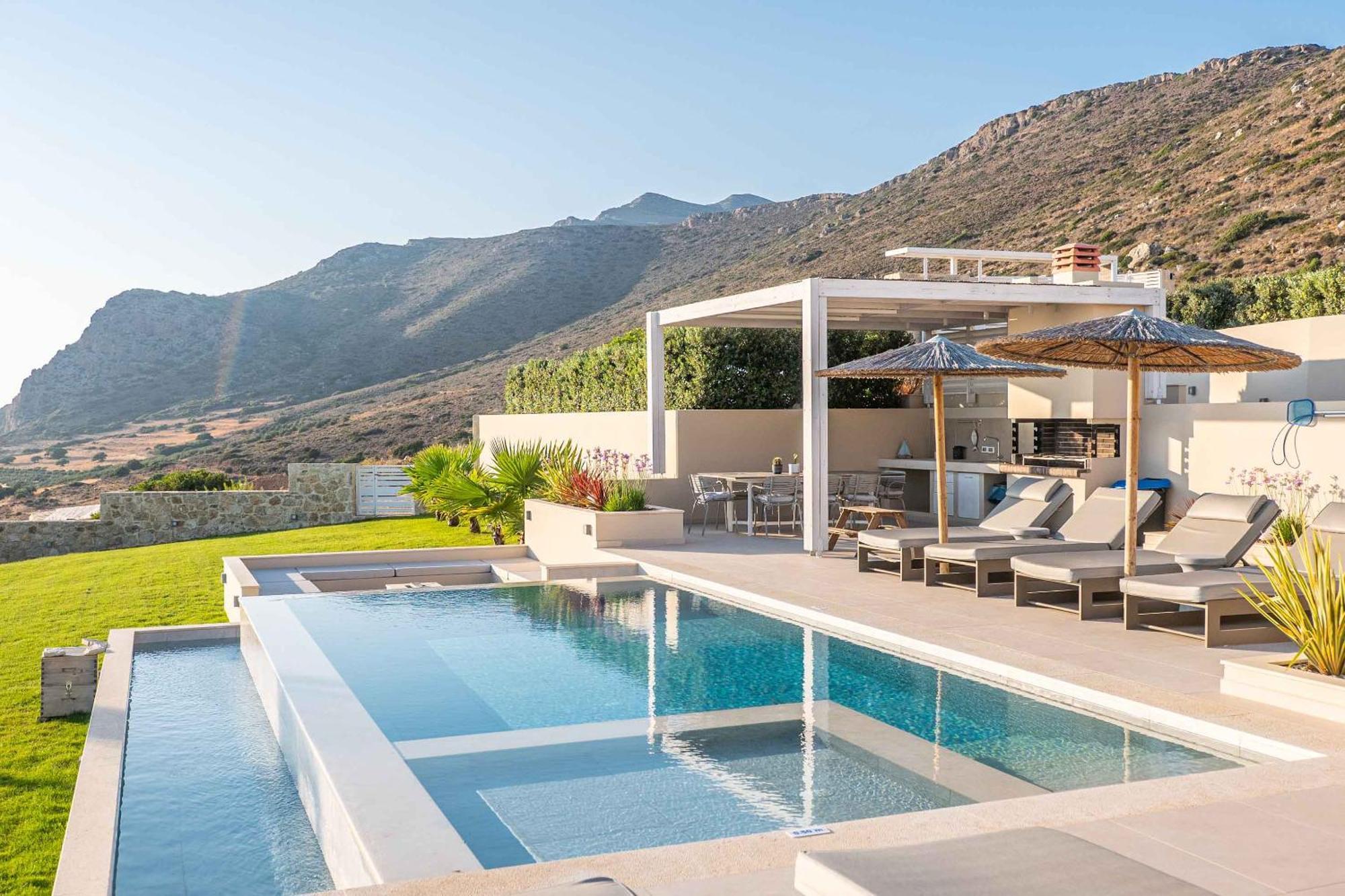 Cielo E Mare Villas I "Free" Heated Pools & Seaview Phalasarna Exteriör bild
