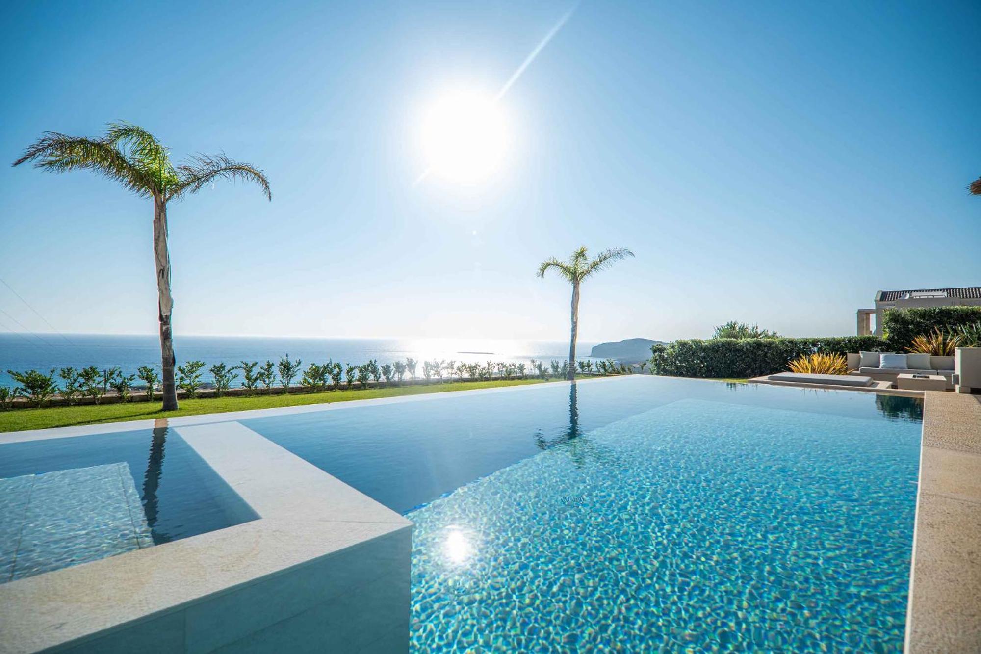 Cielo E Mare Villas I "Free" Heated Pools & Seaview Phalasarna Exteriör bild