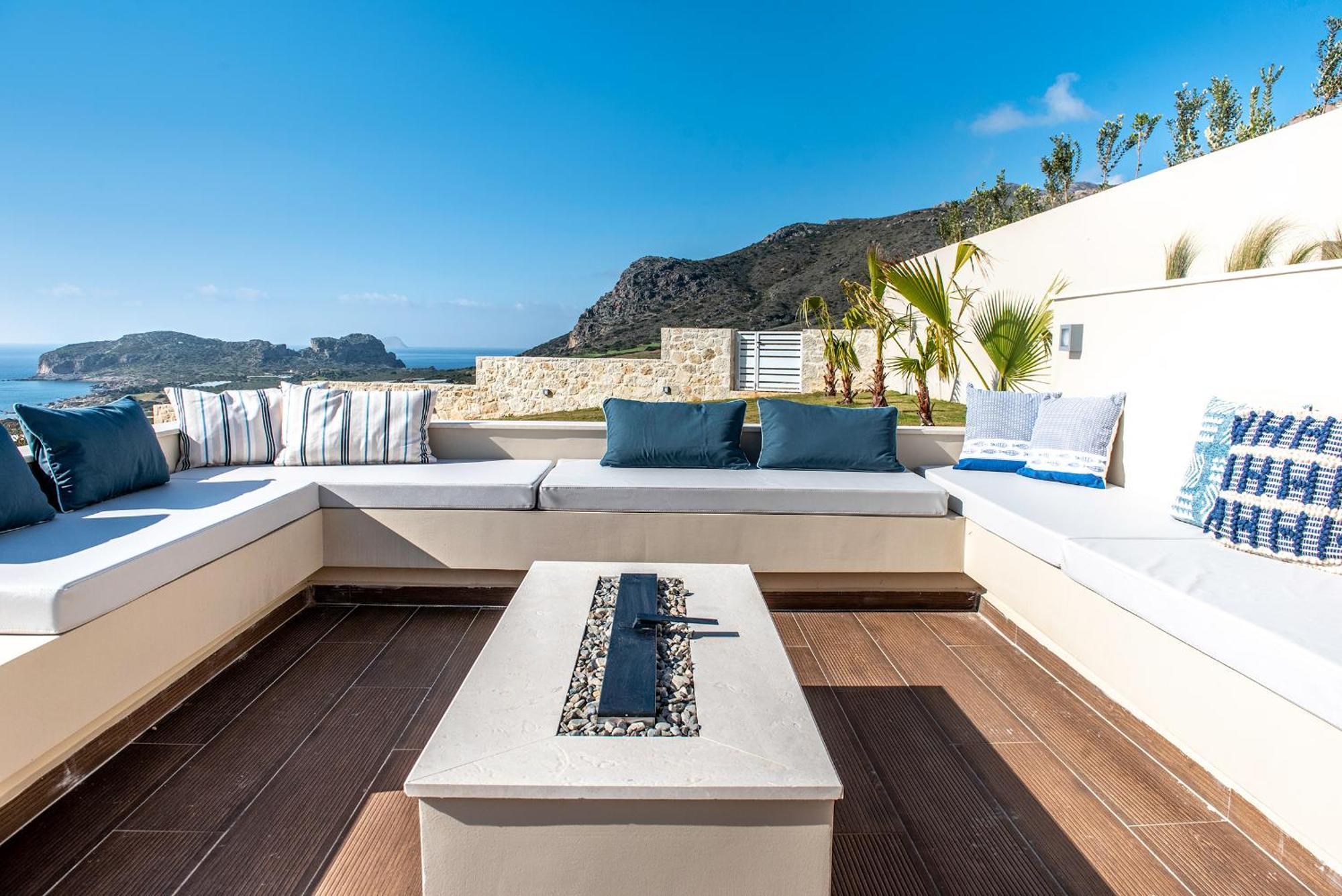 Cielo E Mare Villas I "Free" Heated Pools & Seaview Phalasarna Exteriör bild