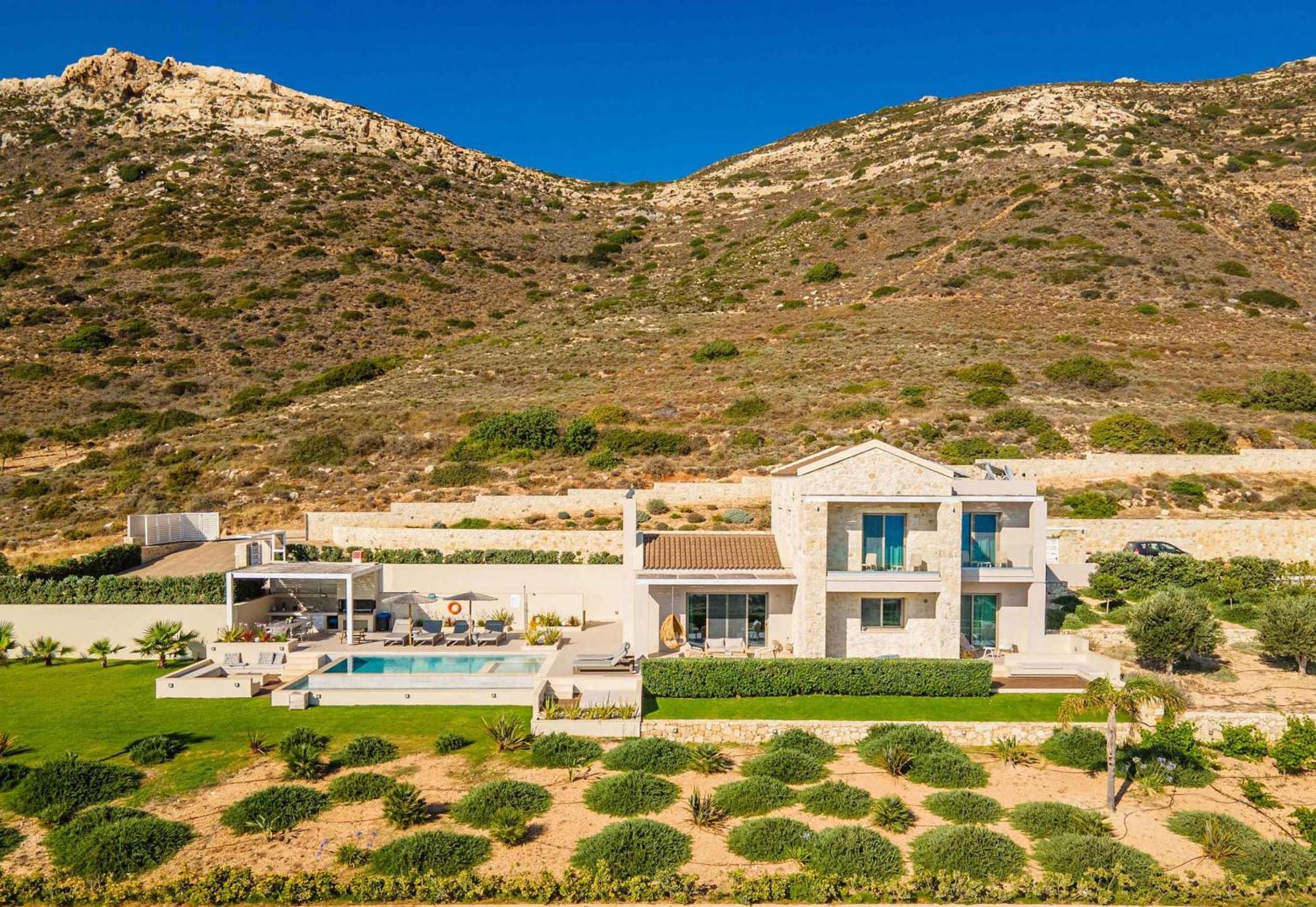 Cielo E Mare Villas I "Free" Heated Pools & Seaview Phalasarna Exteriör bild