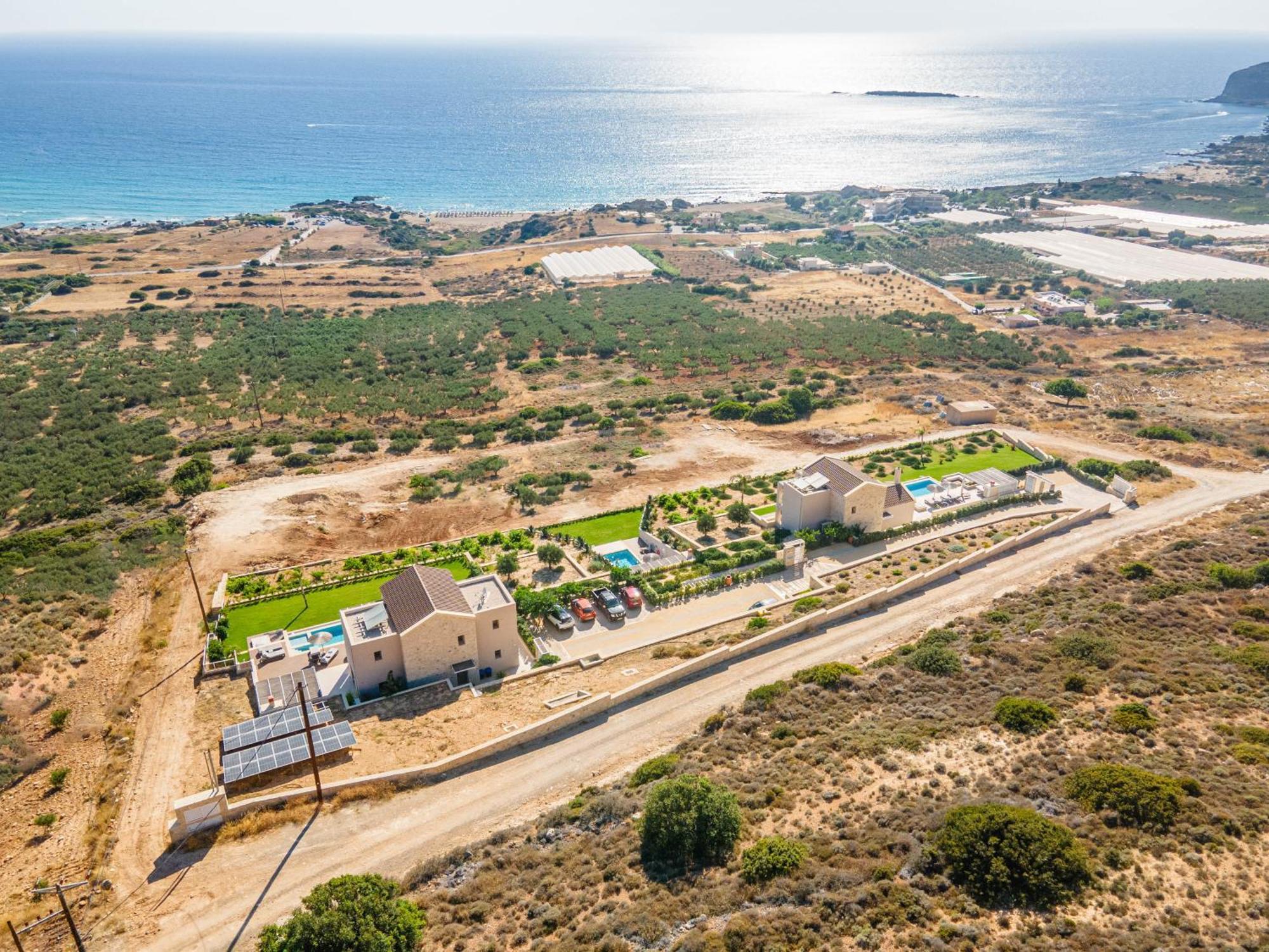 Cielo E Mare Villas I "Free" Heated Pools & Seaview Phalasarna Exteriör bild