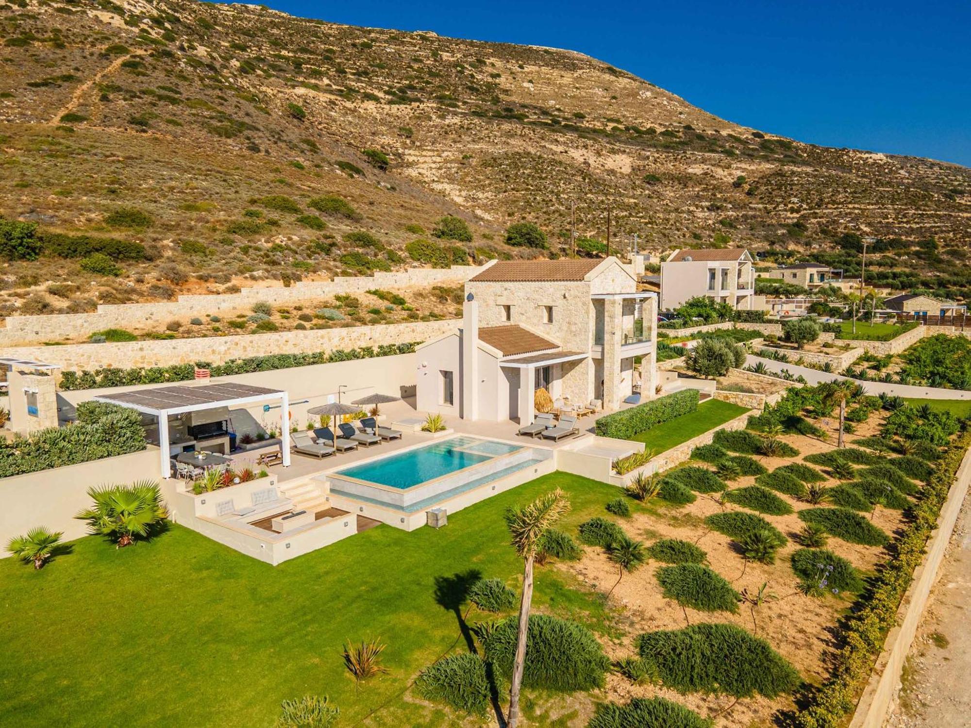 Cielo E Mare Villas I "Free" Heated Pools & Seaview Phalasarna Exteriör bild